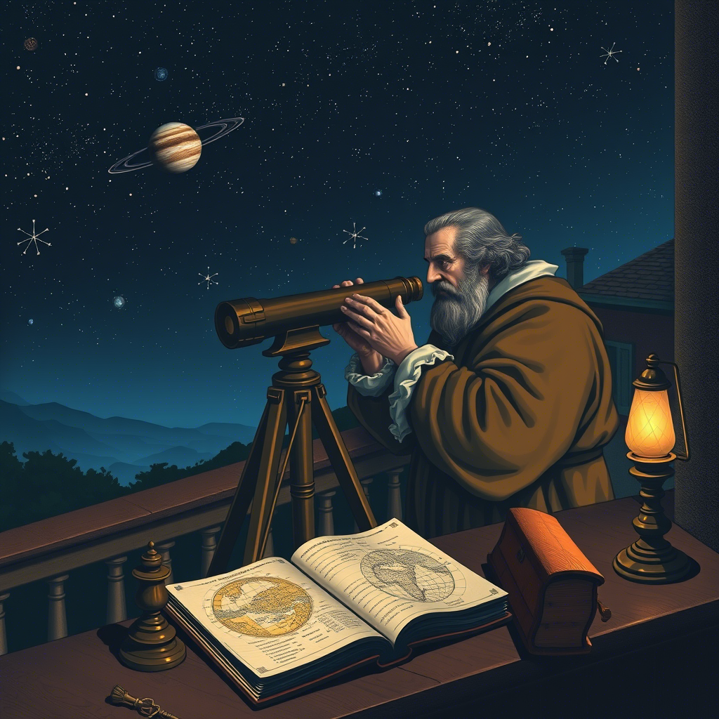 galileo-observando-cielo