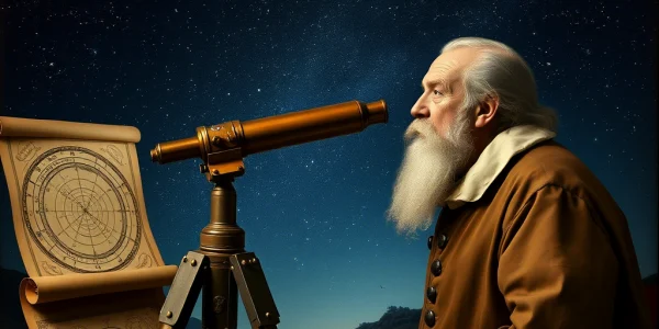 galileo-observando-el-cielo